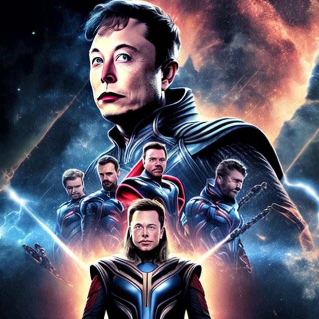 Prompt: elon musk thor