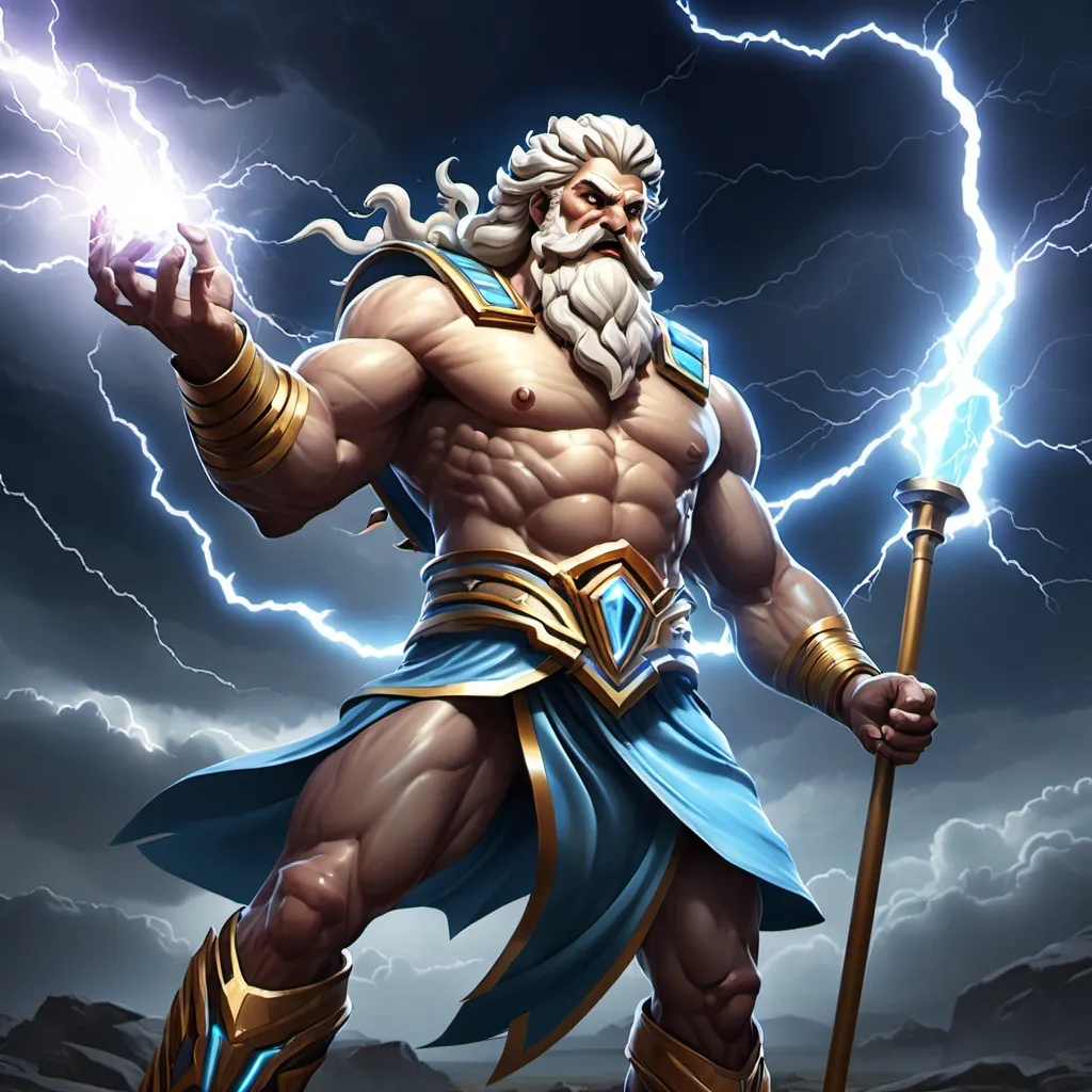 Prompt: zeus petir
 