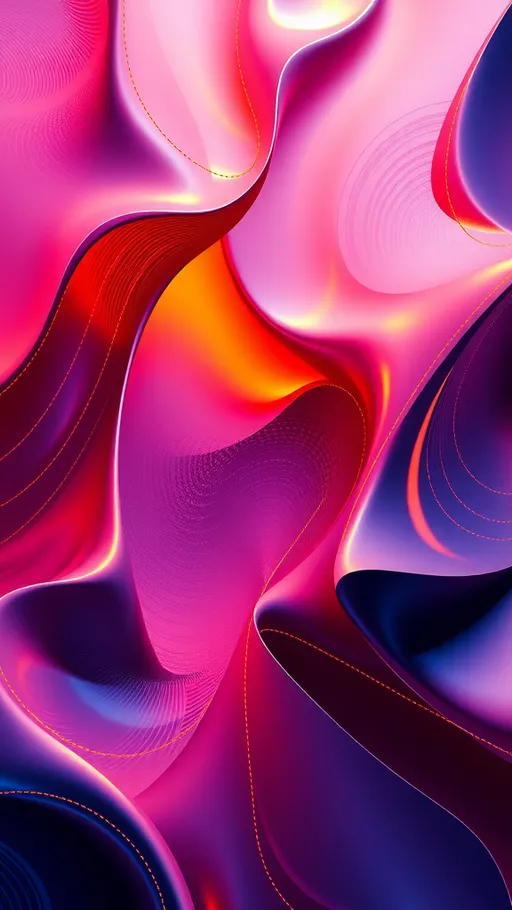 Prompt: (vibrant and visually satisfying design), cool modern android phone wallpaper, (sleek and minimalist), high-quality textures, stylish patterns, eye-catching colors, appealing to tech-savvy users, functional aesthetic, smart integration of space and utility, luxurious materials, ultra-detailed, refined elegance, depicting a strong sense of creativity and style, ensuring usability and visual attraction. In addition, the image is muted enough to overlay text.