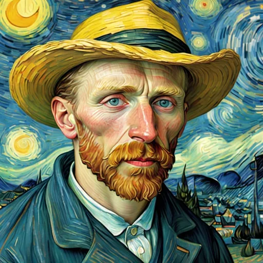 Prompt: The biography of van gogh 