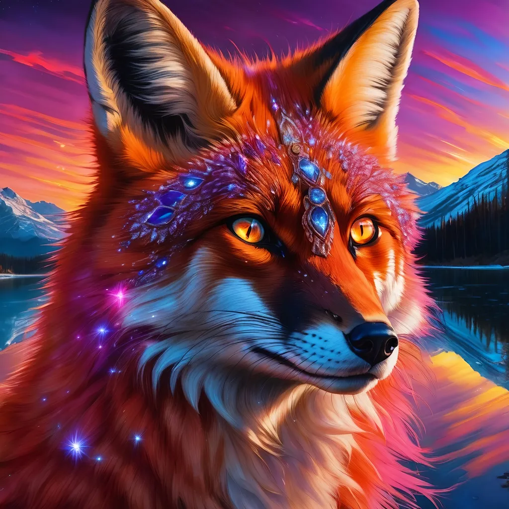 portrait of a beautiful young crimson fox prodigy wi... | OpenArt