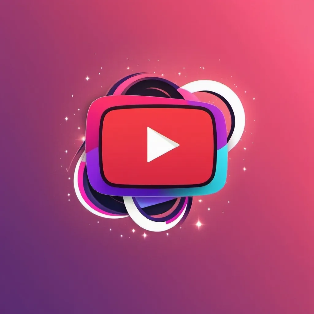 Prompt: A YouTube logo with a tik tok logo but better with nice stuff added on