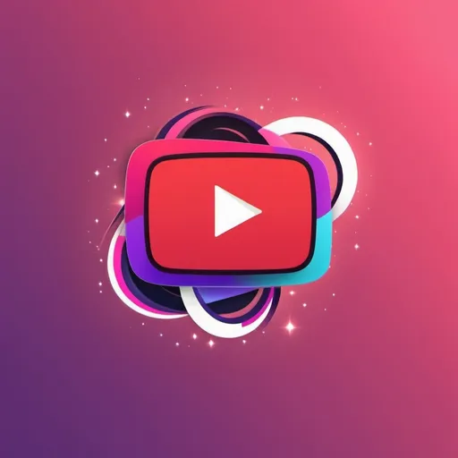 Prompt: A YouTube logo with a tik tok logo but better with nice stuff added on