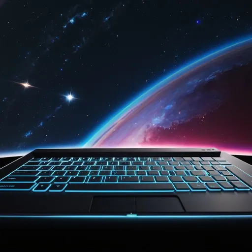 Prompt: background, spacebar in cosmos