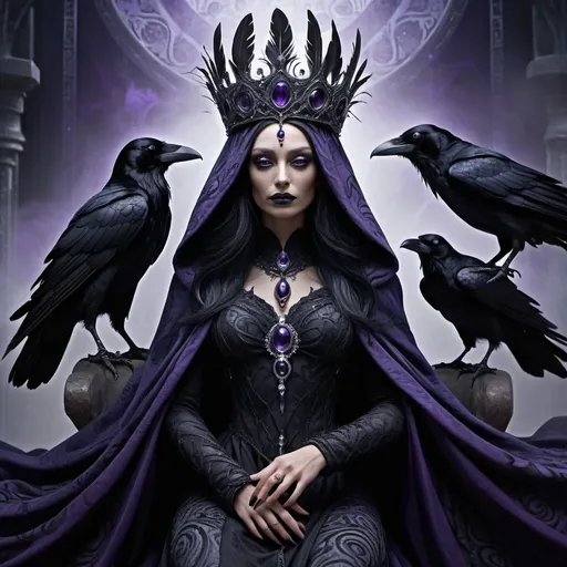 Prompt: Raven Queen