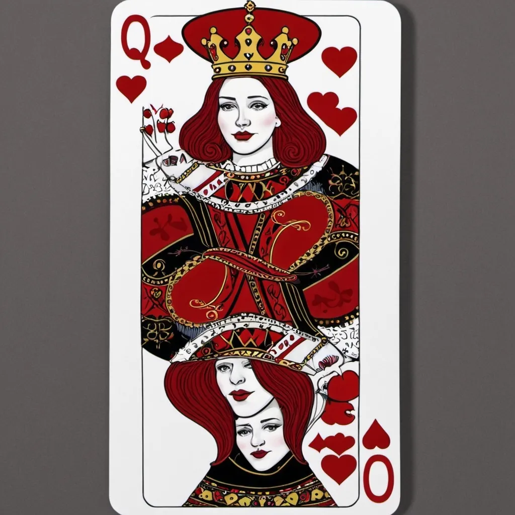 Prompt: Queen of Hearts