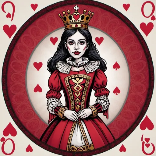 Prompt: Queen of Hearts