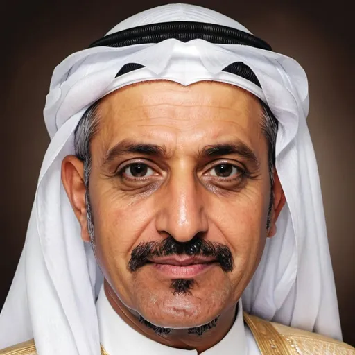 Prompt: create full photo of sheikh aged 50 years from saudi arabia