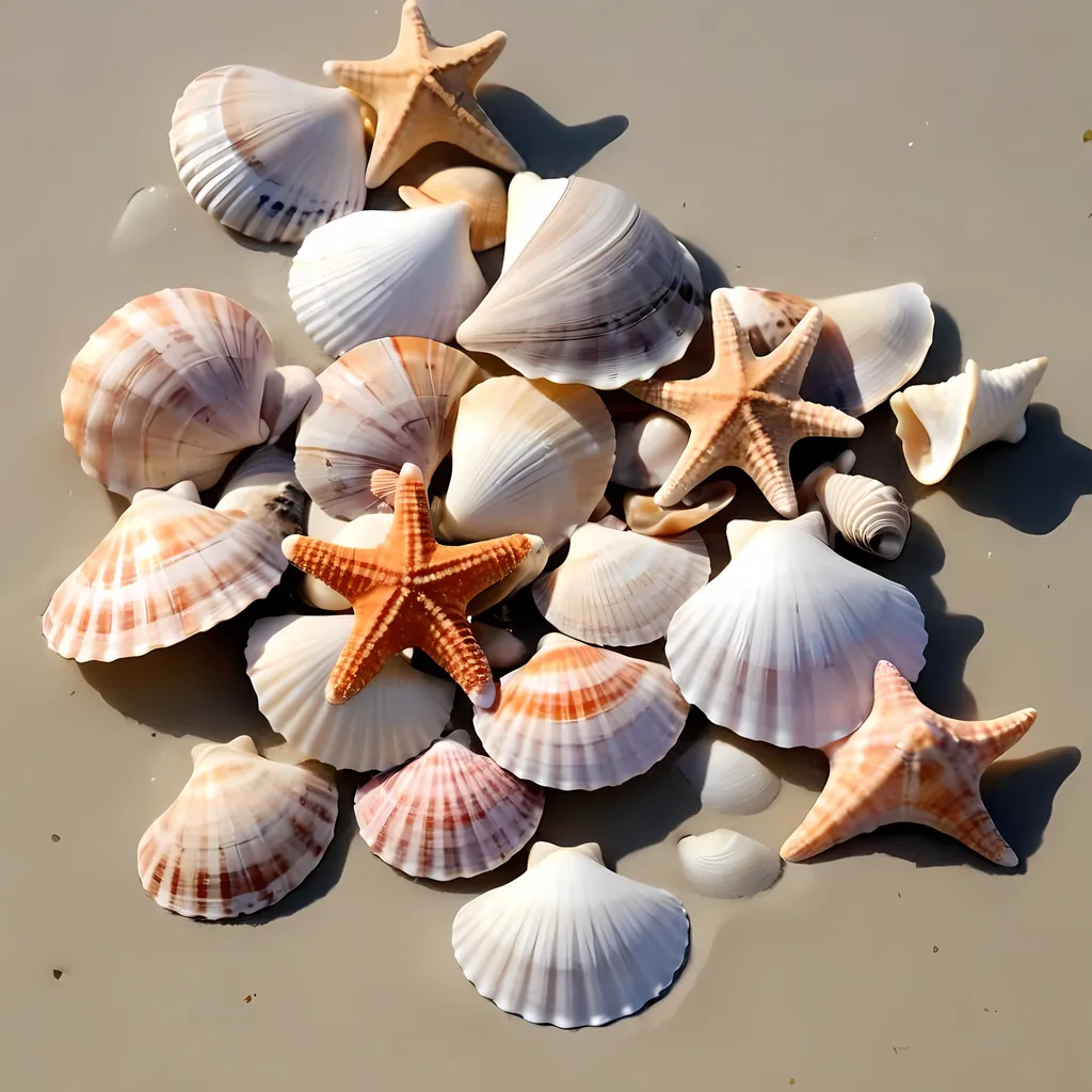 Prompt: She sells seashells by the seashore