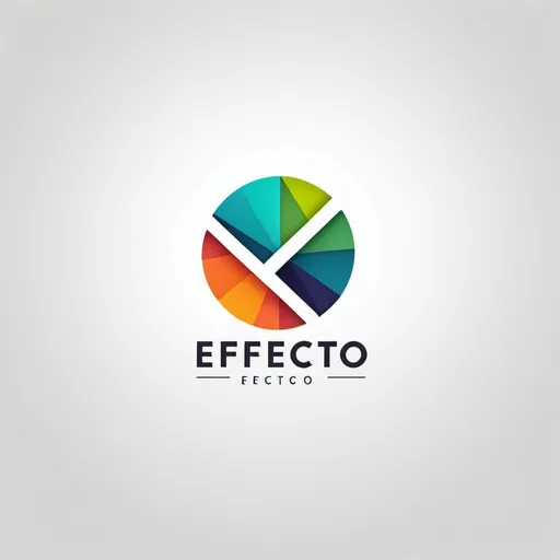 Prompt: (logo design for "Effecto"), colorful, representing (trust), (professionalism), (sincerity), (peace of mind), modern elegance, sleek typography, harmonious color palette, balanced layout, clean lines, minimalistic approach, unique symbolic elements that convey consultation, rounded shapes for a soothing feel, high quality, versatile design suitable for branding, impactful visual identity.