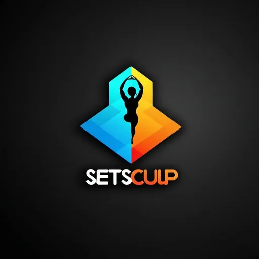 Prompt: I need a logo for my mobile application.
The name of the application is "setSculpt". It is a fitness application.
I would like to have a colorful logo