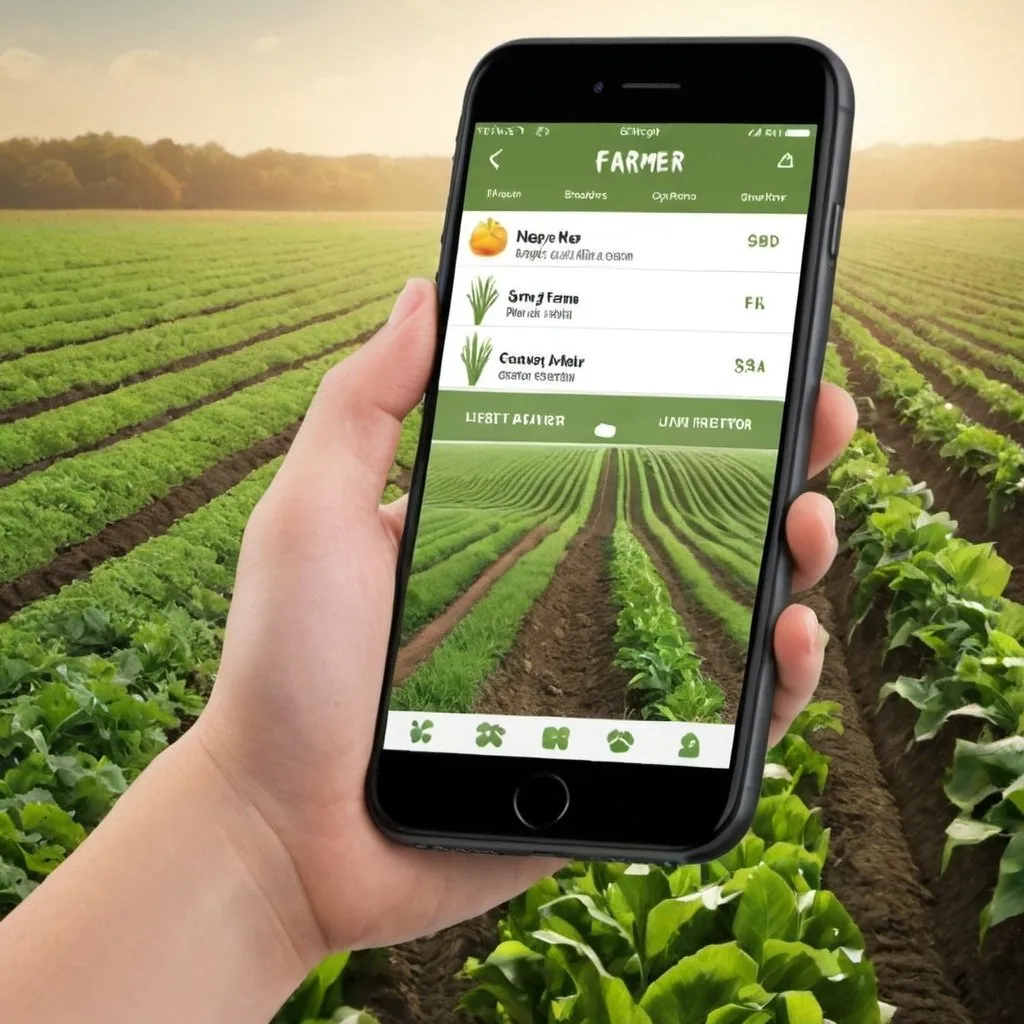 Prompt: create me a simple background for the entire app that i made called Farmer Finder that connects a Farmer and a Customer.