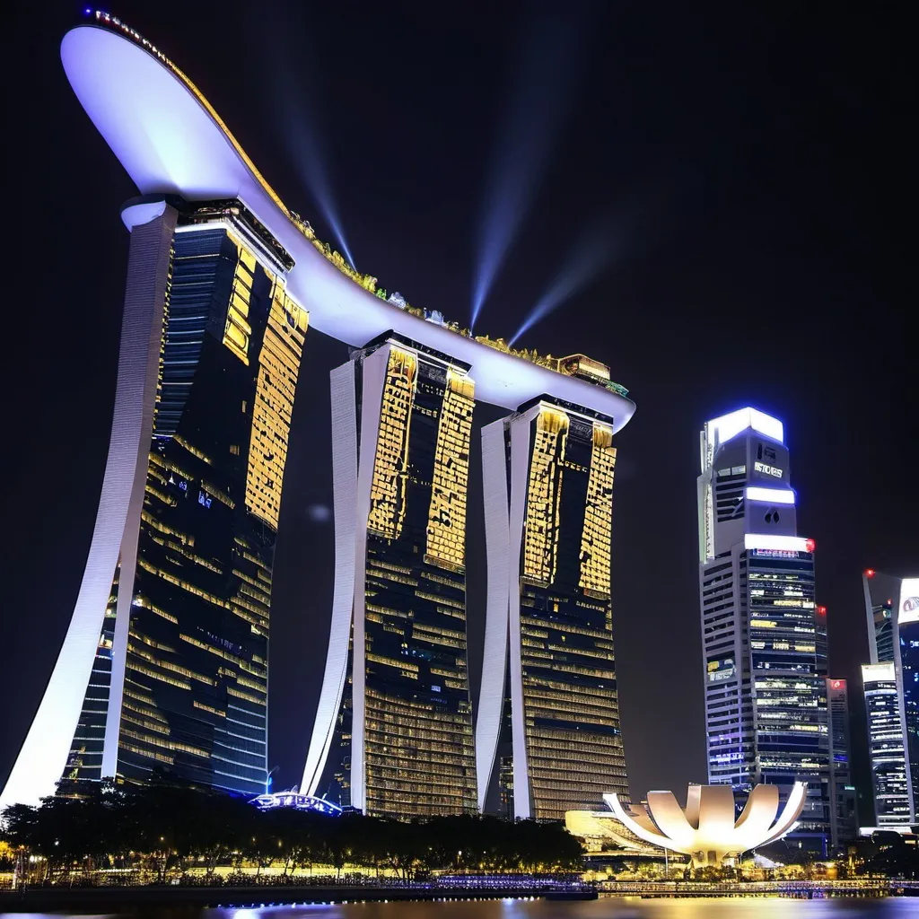 Prompt: singapore 3 towers mbs