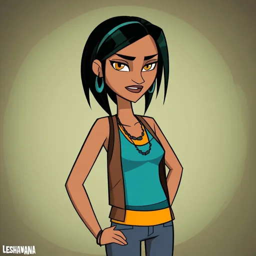 Prompt: total drama leshawna