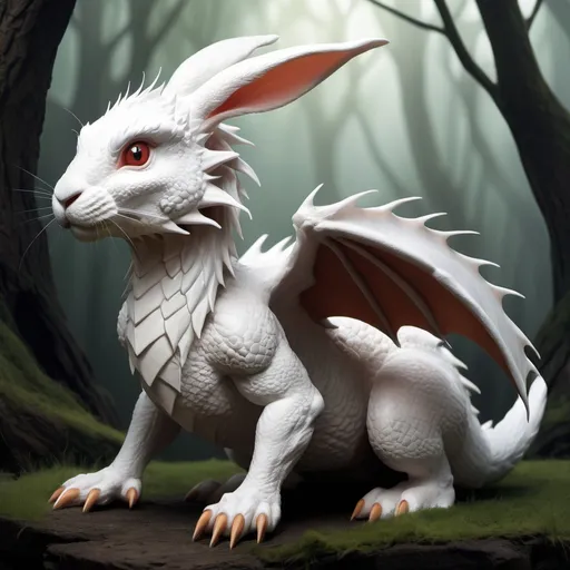 Prompt: A rabbit dragon