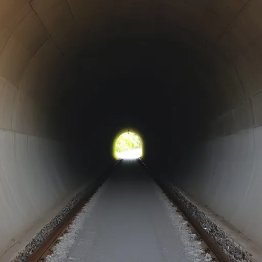 Prompt: Light at the End of the Tunnel