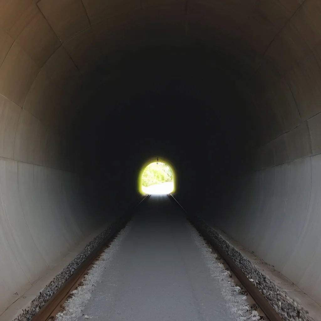 Prompt: Light at the End of the Tunnel