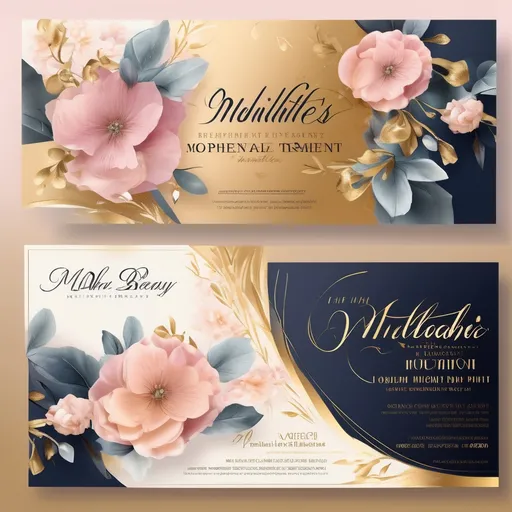 Prompt: create a luxury voucher for mothers day with unlimited amount to spend on beuty treament


