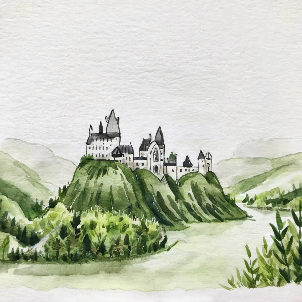 Prompt: hogwarts womping willow landscape