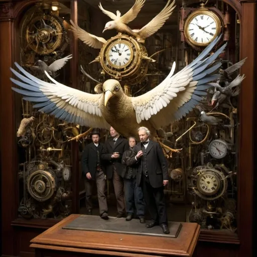 Prompt: In a world where technology reigns supreme, a brilliant inventor creates a wondrous menagerie of clockwork creatures. From soaring mechanical birds to graceful automatons that mimic the movements of wild beasts, the inventor's creations captivate audiences far and wide. But as whispers of sabotage and betrayal spread, the inventor must race against time to uncover the truth behind the mysterious incidents plaguing the menagerie before it's too late.