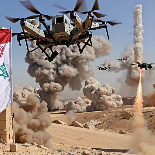 Prompt: Iran launched dozens of drones at Israel on Saturday but they will take hours to reach their targets, Israel's military said, an attack that may trigger a major escalation between the regional archenemies, with the U.S. pledging to back Israel.
Two security sources in Iraq said dozens of drones had been spotted flying from Iran toward Israel over Iraqi airspace in what Iranian Press TV called "extensive drone strikes" by the Revolutionary Guards.