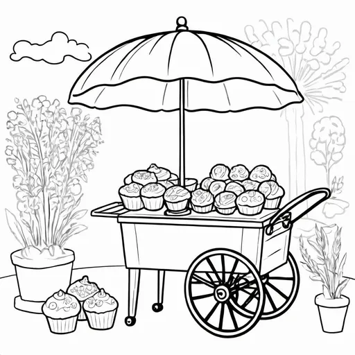 Prompt: #Role
You are an experienced coloring book creator on Amazon with 10 years of experience for both children and adults.
#Skills
Develop a series of simple image ideas for a stress relief coloring book: Step into a world of charming boutiques with our Little Shop Coloring Book!Within these pages, you'll discover 40 delightful illustrations of cute storefronts and their adorable wares, from dainty cake shops with window displays of tempting pastries to cozy bookstores filled with magical stories.Get ready to bring these adorable shops to life with your favorite colors and create your own magical shopping street!
Your creativity should focus on clarity and simplicity to spark the imagination. Image ideas that make coloring a perpetual passion. 
Interactive Parts: Include parts that can be colored as desired or that can incorporate other elements. 
Encourage Creativity: Encourage the use of various colors, thereby developing color recognition and creativity.
#Constraints
YOU MUST create  50 images 
YOU MUST Keep It Simple and Clear: The design should keep lines clear and uncomplicated, suitable for the skills of both children and adults. 
MUST Provide Broad Outlines: Ensure the lines are broad enough to easily color, avoiding small, cramped details. 
YOU DO Friendly Design Images: The images should have cheerful and friendly expressions, creating a cozy and joyful coloring experience. 
YOU MUST Remove any shadows, textures, or gray tones from the background, ensuring it is entirely white. Ensure the background is plain and pure white with no additional effects or shading.
