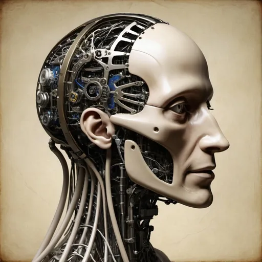 Prompt:  DaVinci Neural Engine ,finish Humans