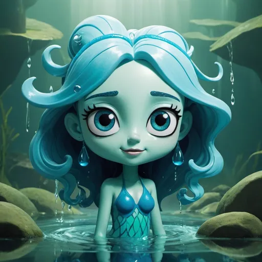 Prompt: water nymph cartoon network
