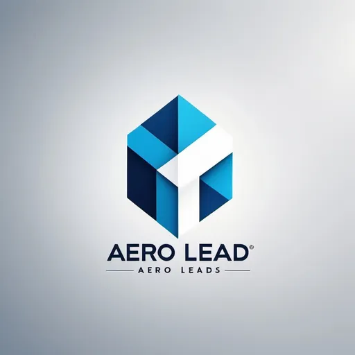 Prompt: (logo "aero leads"), modern design, sleek aesthetics, color palette emphasizing blue and white, minimalist style, professional and clean look, geometric shapes, bold typography, high contrast for visibility, innovative and dynamic feel, versatile for various applications, suitable for digital and print formats, 4K quality, crisp lines, representing a forward-thinking brand.