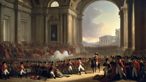 Prompt: The moment of the conquest of Europe by Napoleon
