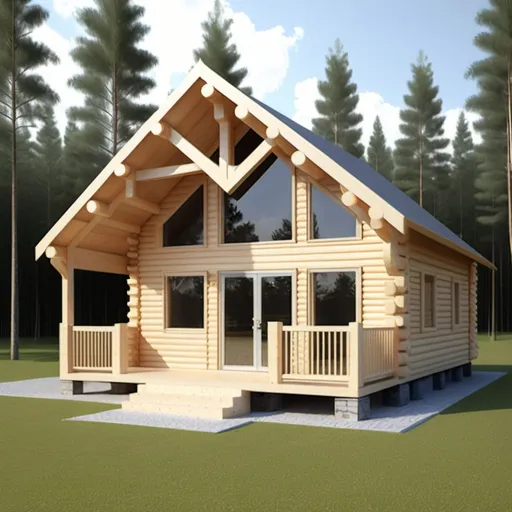 Prompt: professional and reliable log cabin supplier