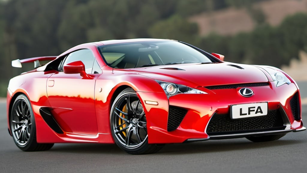 Prompt: lexus lfa, high quality