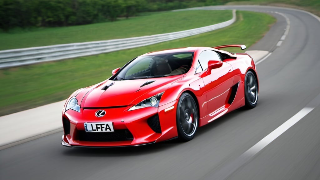 Prompt: lexus lfa, high quality