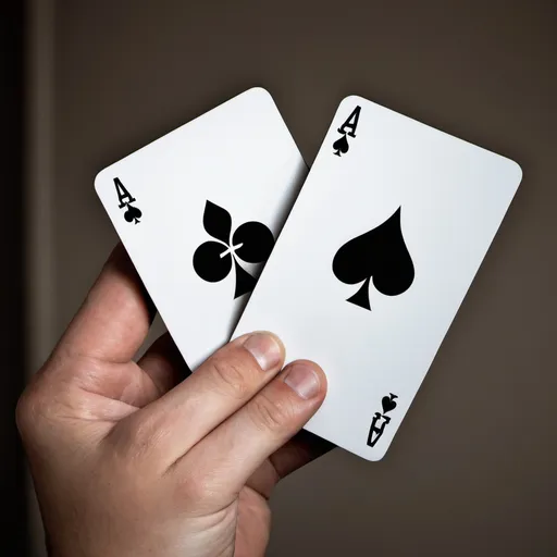 Prompt: A pair of aces