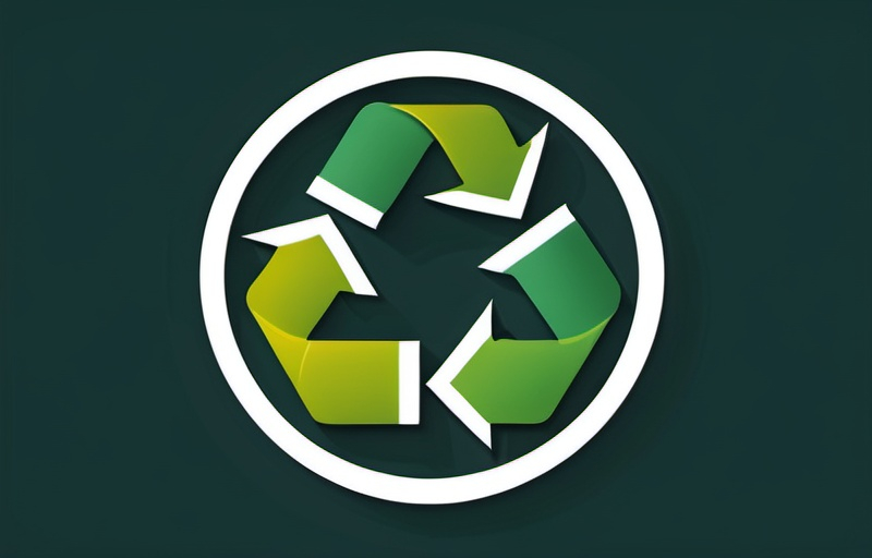 Prompt: A simple icon representing circular economy