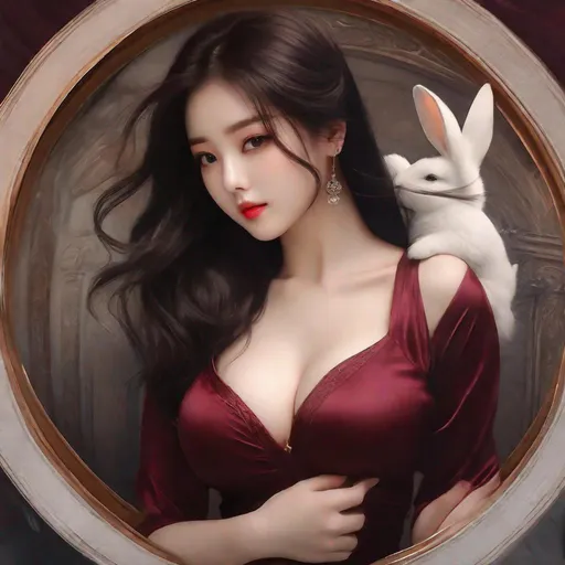 Prompt: Humble, Masterpiece, focus on HUGE chest, HUGE chest taking up 90% of photo, no face shown, just body down,  ulzzang, realistic kpop idol,  dark burgundy hair, beautiful woman, big chest, B cup, uhd, realistic, 4k, 8k, photoshoot, extremely high definition, perfection, Leonardo da vinci type painting, bunny girl, cat girl, dog girl, dog girl, turtle girl, deer girl, playboy, scenic, portrait, insanity, breathtaking, iridescent, complex, impressive, remarkable, glorious, grandiose, sumptuous, luxurious, midriff, swimsuit, swimsuit contest, skinship, see-through clothing