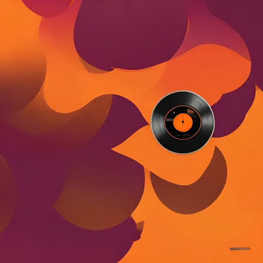 Prompt: Warm gradient background, burnt orange and deep magenta. Vinyl record grooves subtly etched into the gradient.

Silhouettes of dancing couples, flowing dresses and sharp suits. Glittering musical notes like fireflies.

Vintage.

Reference artists like James Brown, Aretha Franklin, Marvin Gaye for album covers and overall vibe.