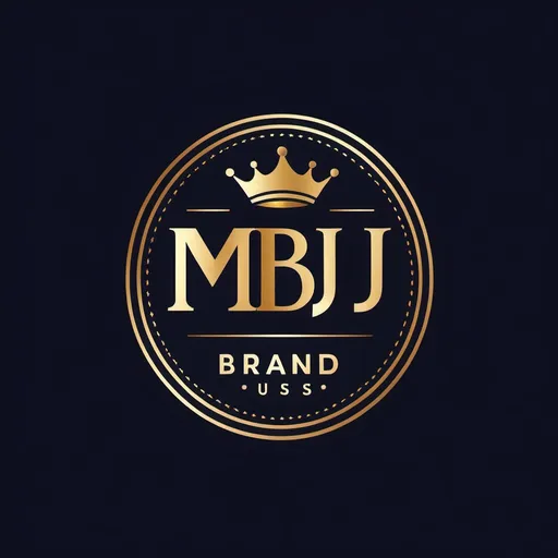 Prompt: logo for online shopping store the brand us mbj