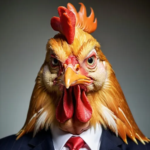 Prompt: Donald trump as chicken
