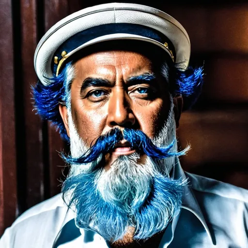 Prompt:  illustrate the tale "Blue Beard"