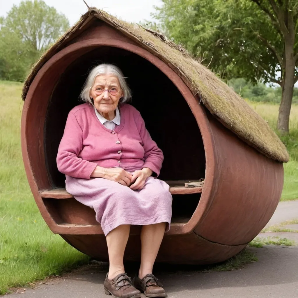 Prompt: There was an old woman who lived in a shoe.