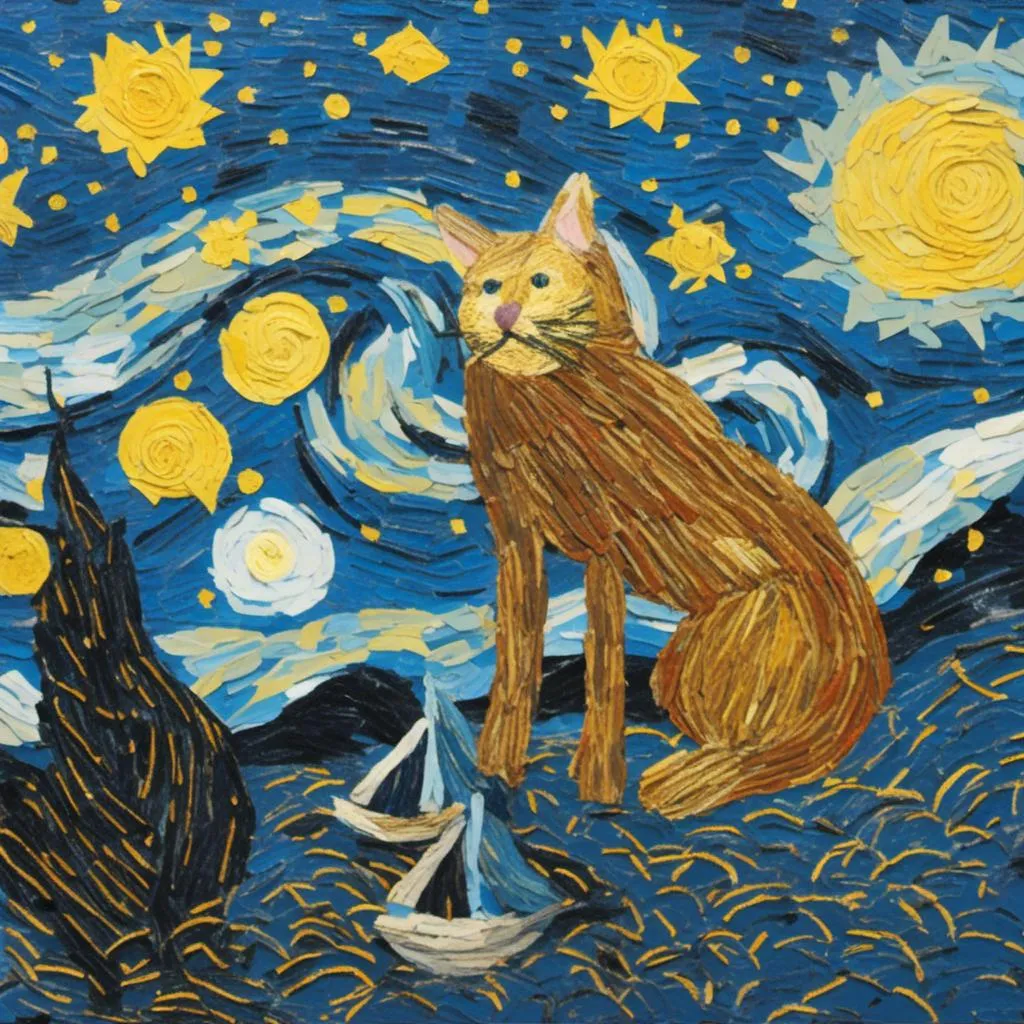 Prompt: <mymodel>redo The Starry Night
 Vincent van Gogh