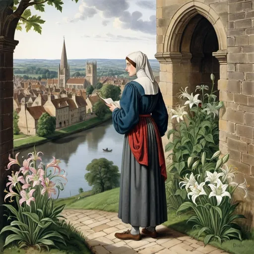 Prompt: Towery city and branchy between towers;
Cuckoo-echoing, bell-swarmèd, lark charmèd, rook racked, river-rounded;
The dapple-eared lily below thee; that country and town did
Once encounter in, here coped & poisèd powers;

Thou hast a base and brickish skirt there, sours
That neighbour-nature thy grey beauty is grounded
Best in; graceless growth, thou hast confounded
Rural, rural keeping — folk, flocks, and flowers.

Yet ah! this air I gather and I release
He lived on; these weeds and waters, these walls are what
He haunted who of all men most sways my spirits to peace;

Of realty the rarest-veinèd unraveller; a not
Rivalled insight, be rival Italy or Greece;
Who fired France for Mary without spot.

Duns Scotus's Oxford
BY GERARD MANLEY HOPKINS
