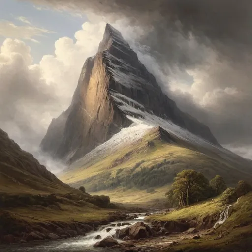 Prompt: "The mountain stood tall and imposing, its peak lost in the clouds, a symbol of strength and endurance."

George Eliot, The Mill on the Floss (1860)