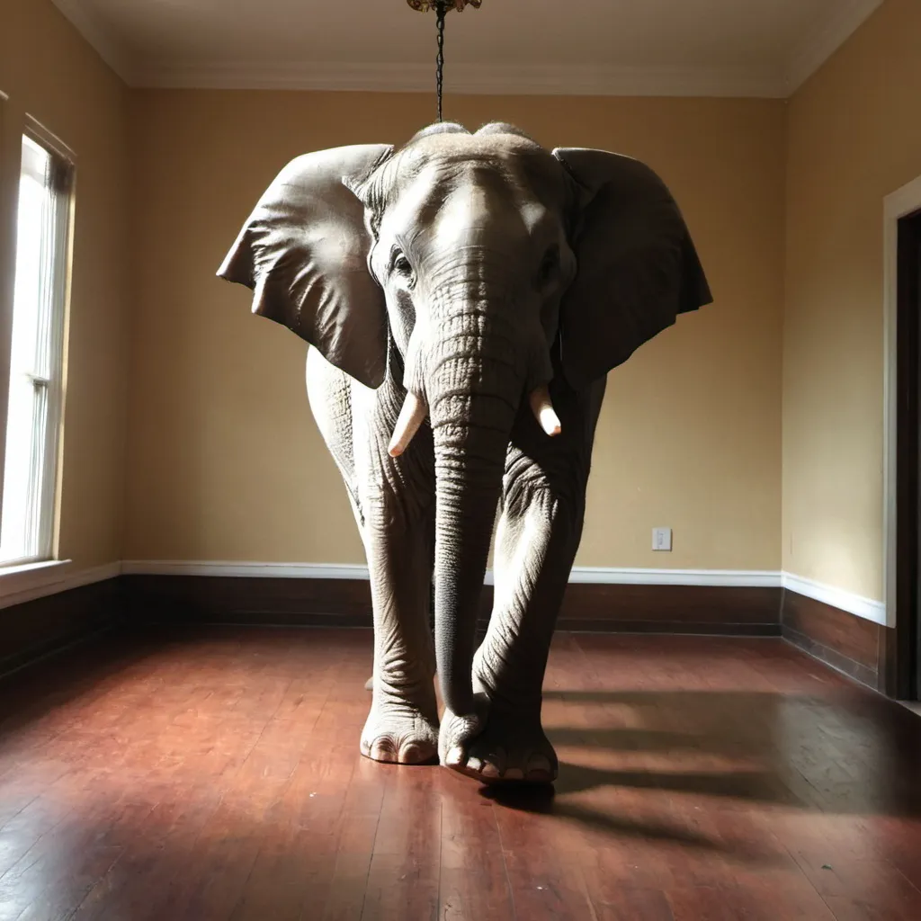 Prompt: The elephant in the room