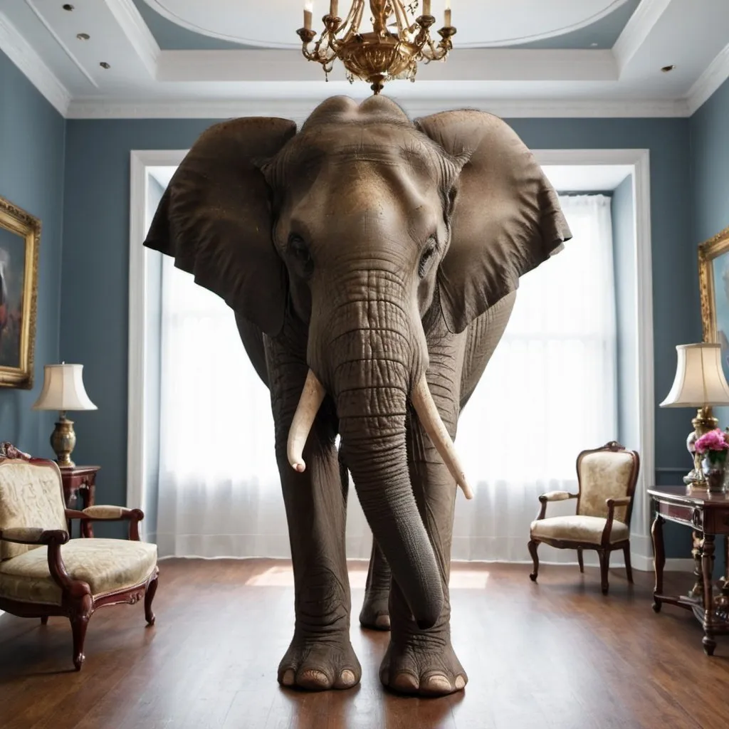 Prompt: The elephant in the room