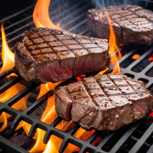 Prompt: Sizzling steak on grill,
Juices dance with flames until,
Taste buds get their thrill.