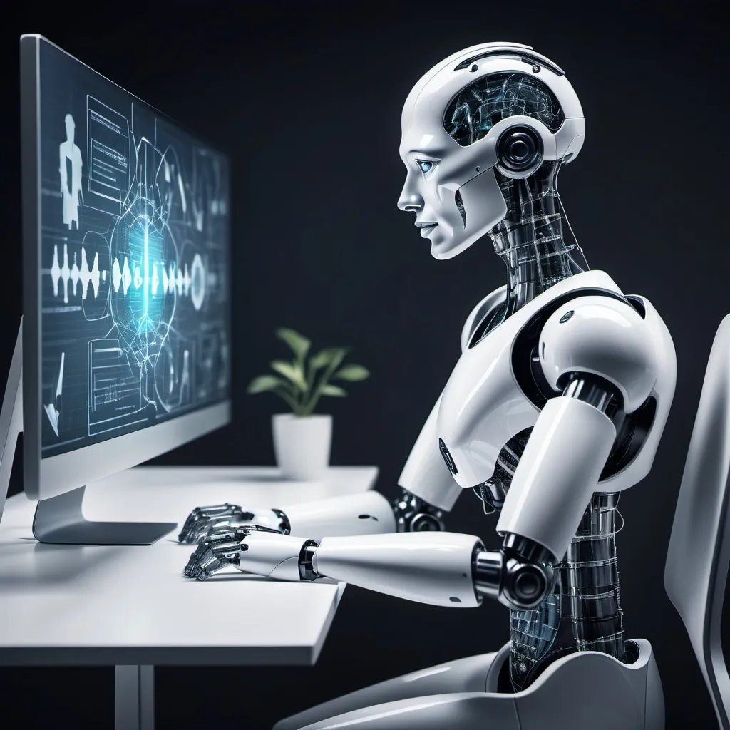 Prompt: Ai helping humans do work