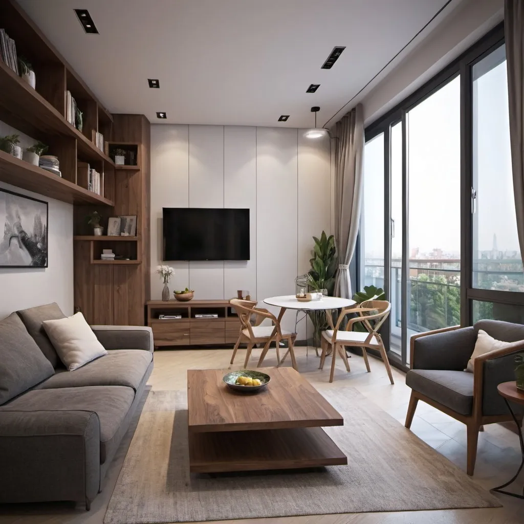 Prompt:  modern apartment
