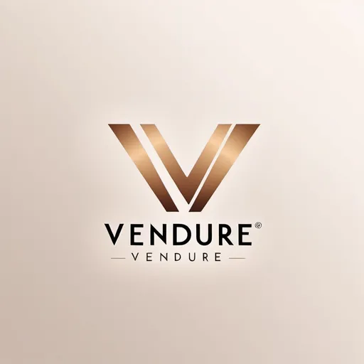 Prompt: an icon for an online shop selling name bracelets
shop name Vendure
icon must have a V letter visible and stylish
icon must have good resolution but less than 10 mb
